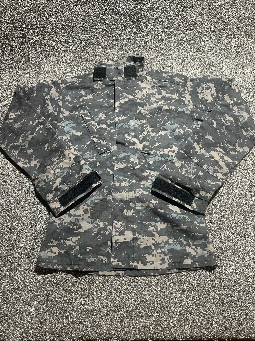 ACU Digital Camouflage Military Uniform Jacket X-Small Regular 2008